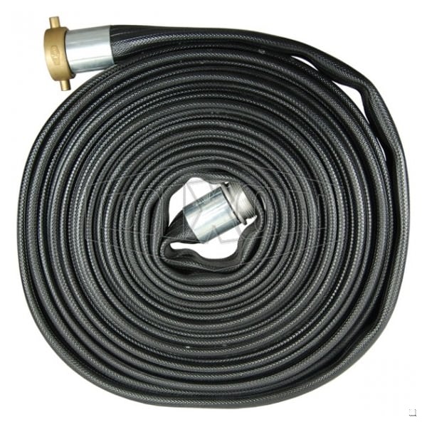 Washdown Hose, 2 in, FNPSH x MNPSH, 50 ft L, 200 psi, Nitrile Rubber, Domestic